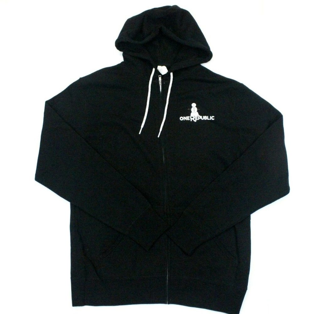 OneRepublic Snowman Logo Full-Zip Hoodie - 2XL - Picture 1 of 5